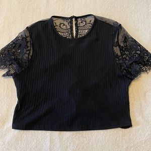 SHEIN Open-back Croptop